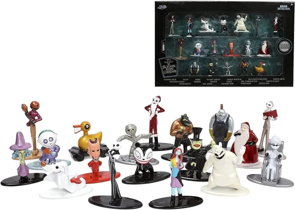 Figurines Jada 1,65" Nano MetalFigs : Disney Nightmare Before Christmas Figurines Pack 18