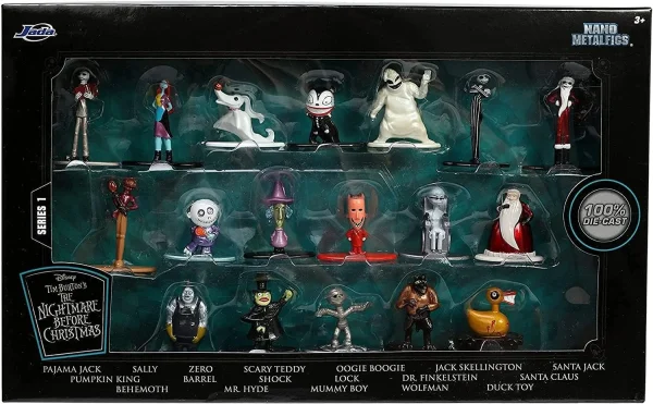 Figurines Jada 1,65" Nano MetalFigs : Disney Nightmare Before Christmas Figurines Pack 18 – Image 2