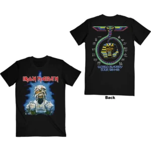 Iron Maiden Unisex T-Shirt: World Slavery Tour '84 - '85 - Medium