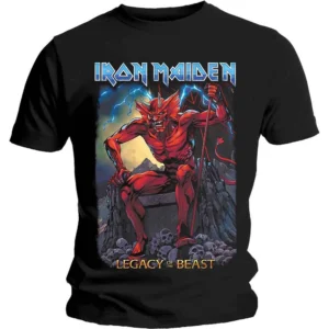 Iron Maiden Unisex T-Shirt: Legacy of the Beast 2 Devil - SIZE L