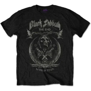 Black Sabbath Unisex T-Shirt: The End Mushroom Cloud (Black) Taille L