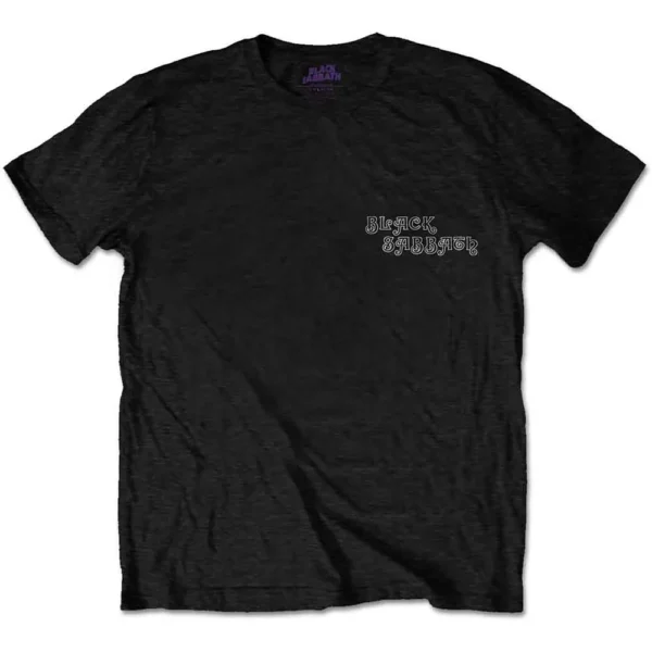 Black Sabbath Unisex T-Shirt: Debut Album (Black) (Back Print) Taille L – Image 2